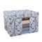 Cutie depozitare, flippy, 66l, din material textil, 50 x 40 x 33 cm, pentru haine si lenjerii, model fluturasi, albastru