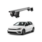 Bare transversale auto aluminiu compatibile plafon neted Volkswagen Golf 7 5G 2012-2019 argintii sau negre Cod: CB200101 Kit-105