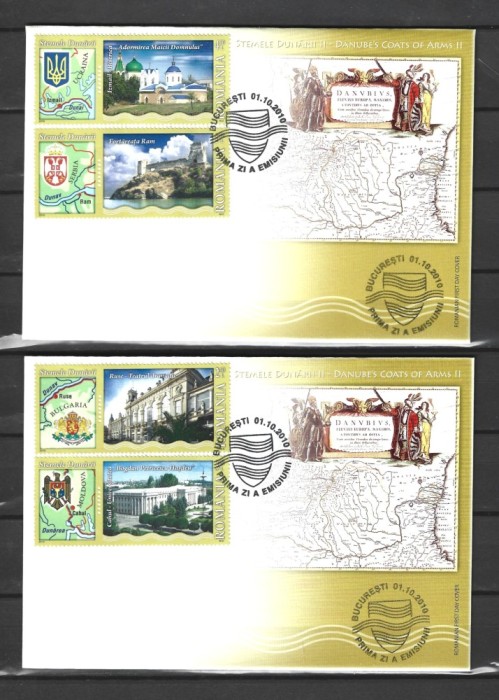 ROMANIA - 2010 STEMELE DUNARII II, FDC - LP 1880