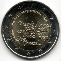 moneda 2 euro comemorativa SLOVENIA 2020, UNC