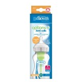 Biberon anti-colici cu gat larg Options+, 270ml, Dr. Brown&#039;s