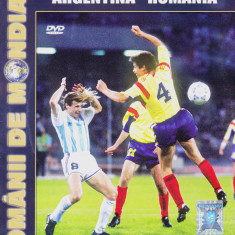 DVD Fotbal: Romania - Argentina ( Cupa mondiala - Italia 1990 )