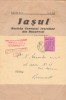 1944 Romania - Revista Iasul nr. 3 , banderola cu marca Stefan cel Mare din a 3-a serie provizorie Cercul Iesenilor