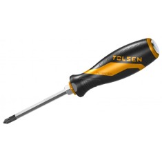 Surubelnita cu cap de impact, Cr-V, PH1x75 GRIPro, Tolsen