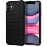 Husa pentru Apple iPhone 11, Spigen, Liquid Air, Neagra