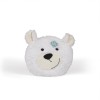 Pernuta termica anticolici cu samburi de cirese si husa detasabila si lavabila, Urs polar, Gruenspecht 373-00 Children SafetyCare, GRUNSPECHT
