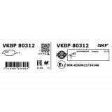 Set placute frana fata SKF VKBP80312