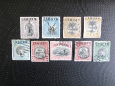 LABUAN SERIE STAMPILATA=16 foto