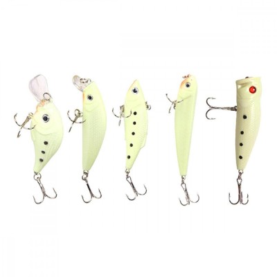 Set Vobler 5 piese Fluorescent pentru pesti pradatori, AVX-AG103C FAVLine Selection foto