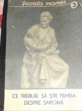 SCOALA MAMEI CE TREBUIE SA STIE FEMEIA DESPRE SARCINA