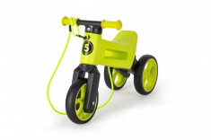 Bicicleta fara pedale Funny Wheels Supersport 2 in 1 Lime foto