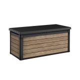 Ladă de grădină din plastic Decocoat 570 l lemn de frasin