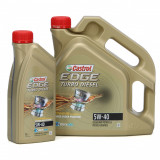 Set Ulei Motor Castrol Edge Turbo Diesel Titanium 5W-40 4L 1535BA + Ulei Motor Castrol Edge Turbo Diesel Titanium 5W-40 1L 1535B5