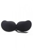 BRA133-1 Sutien invizibil cu silicon autoadeziv accesorizat cu siret, negru, Push Up, c