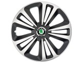 Cumpara ieftin Set 4 Capace Roti Terra Gri-Negru R14, pentru gama auto Skoda, Autohelix MSA