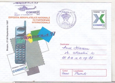 bnk ip Aeromfila `97 Brasov - Sponsor principal Connex - stampila ocazionala foto