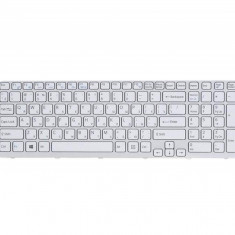 Tastatura Laptop, Sony, Vaio SVE15, SVE151, SVE152, SVE153, alba, layout US