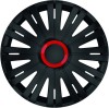 SET CAPACE ROTI 16` Active Negru Cu Inel Rosu, Mega Drive