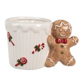Cumpara ieftin Cana Craciun Turta Dulce ceramica multicolora 15x10x10 cm, 350 ml