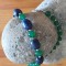 Colier magnific, aventurin, hematit, lapis lazuli și argint