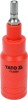 Bit Hexagonal YATO 5x75 mm, Izolat 1000V VDE, cu Adaptor 3/8&quot;, Otel CrV, Profesional