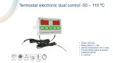 Termostat electronic dual control 220V, Digital