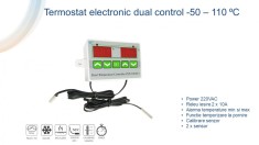 Termostat doua sonde 220V