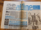 ziarul aldine 1 martie 1996 - anul 1,nr,1-instaurarea guvernului groza