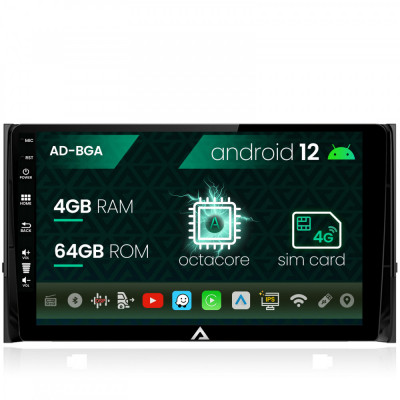 Navigatie Skoda Kodiaq, Android 12, A-Octacore 4GB RAM + 64GB ROM, 10.1 Inch - AD-BGA10004+AD-BGRKIT028 foto