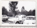 Bnk foto Moskvitch 403 si Zastava 750 - 1969, Alb-Negru, Romania de la 1950, Transporturi