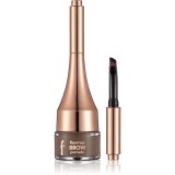 Flormar Brow Pomade pomadă pentru spr&acirc;ncene cu pensula culoare 03 Brown 2,2 g