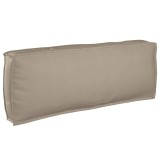 Cumpara ieftin Pernă pentru spătar din paleți Gri taupe 120 x 40 x 12 cm