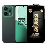 Folie de Protectie pentru Oppo Reno14, TEO, Sticla Securizata ESD, Margini Negre, Rezistenta la Zgirieturi, Antistatica, 0.35 mm, Transparenta