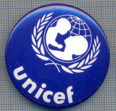 AX 627 INSIGNA UNICEF-FONDUL INTERNATIONAL DE URGENTE ALE COPIILOR AL NATIUNILOR foto