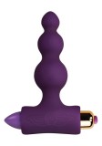 Dildo Anal Cu Vibratii Bubbles Petite Sensations, Mov, 10.5 cm, Rocks-Off