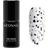 NEONAIL Top Crush lac de unghii top coat, cu utilizarea lămpii UV/LED culoare Black Gloss 7,2 ml