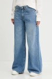 Pepe Jeans blugi WIDE LEG JEANS MW VINTAGE PL205015