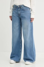 Pepe Jeans blugi WIDE LEG JEANS MW VINTAGE PL205015