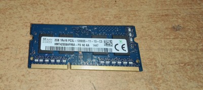 Ram Laptop SKhynix 2GB DDR3L PC3L-12800S HMT425S6AFR6A-PB foto