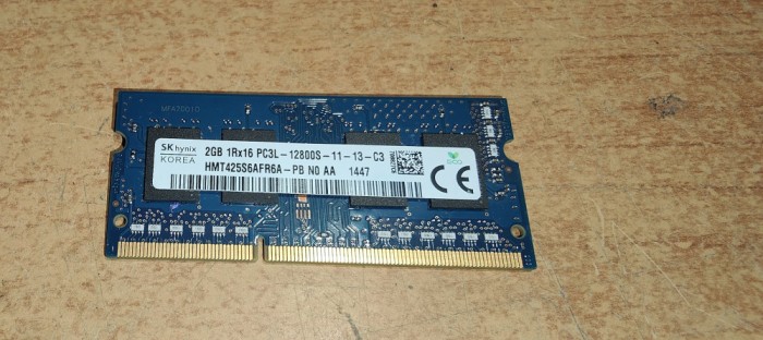 Ram Laptop SKhynix 2GB DDR3L PC3L-12800S HMT425S6AFR6A-PB