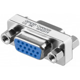 Adaptor D-SUB 15 pini VGA mama - VGA mama