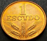 Moneda 1 ESCUDO - PORTUGALIA, anul 1978 *cod 1700 - UNC