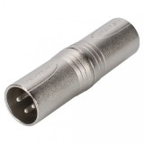 Adaptor XLR 3 pini T-T, Neutrik NA3MM