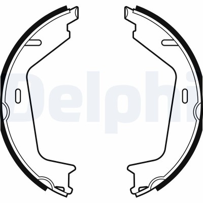 DELPHI LS2144 Set saboti frana foto