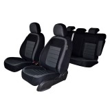 SET HUSE SCAUN PENTRU SKODA OCTAVIA III (5 E) 2013-2019 (BANCHETA FRACTIONATA) CU TETIERE SPATE IN FORMA DE L