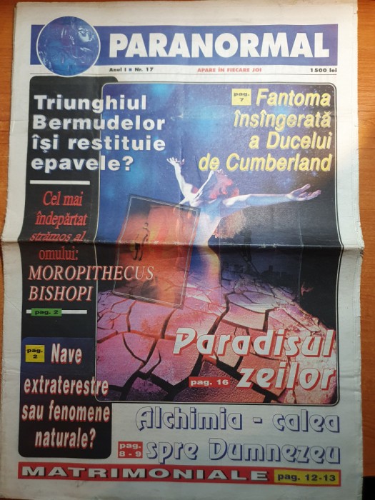 ziarul paranormal anul I-nr 17