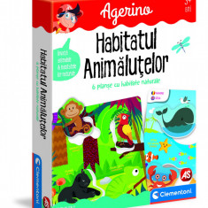 Puzzle educativ - Agerino - Habitatul animalutelor | Clementoni