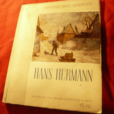 I.Bielz - HANS HERMANN - Colectia Maestrii Artei Romanesti 1956, 32 ilustratii