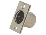 Soclu XLR 3-Pin pentru Lipire 3mm