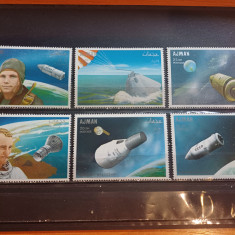 AJMAN 1968-MNH-MISIUNI SPATIALE-SERIE